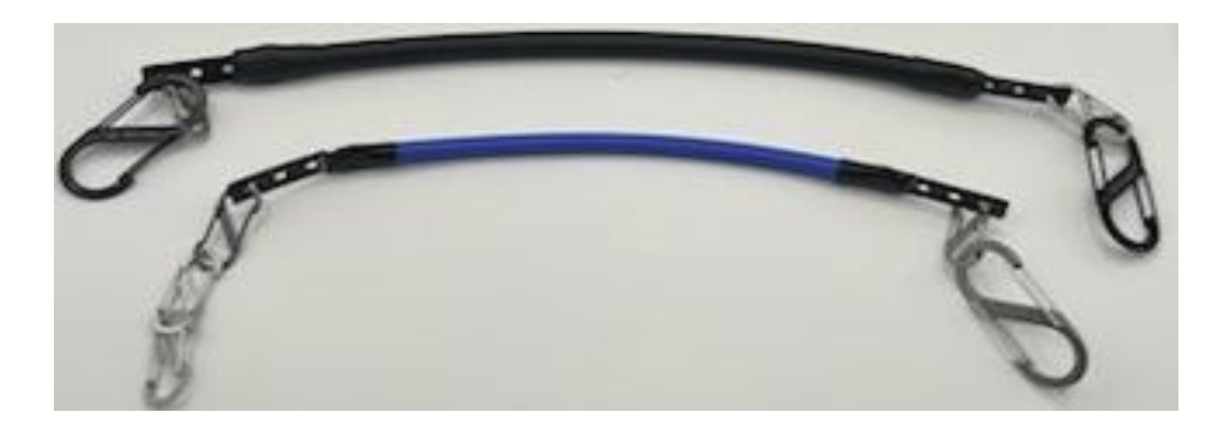 Assortment of prototype RAT configurations and tether samples